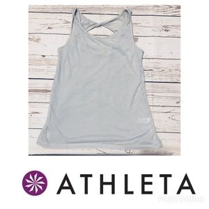 Athleta Lined Criss Cross Back Tank Size Small